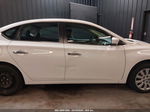 2019 Nissan Sentra S White vin: 3N1AB7AP3KY362614