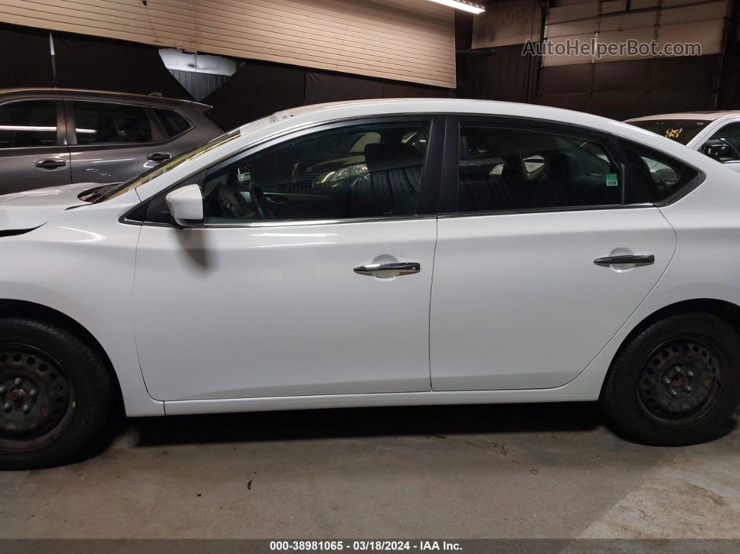 2019 Nissan Sentra S White vin: 3N1AB7AP3KY362614