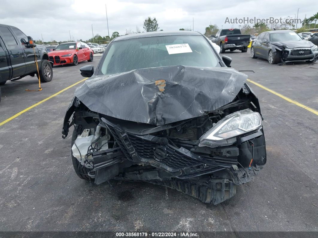 2019 Nissan Sentra Sr Black vin: 3N1AB7AP3KY383270