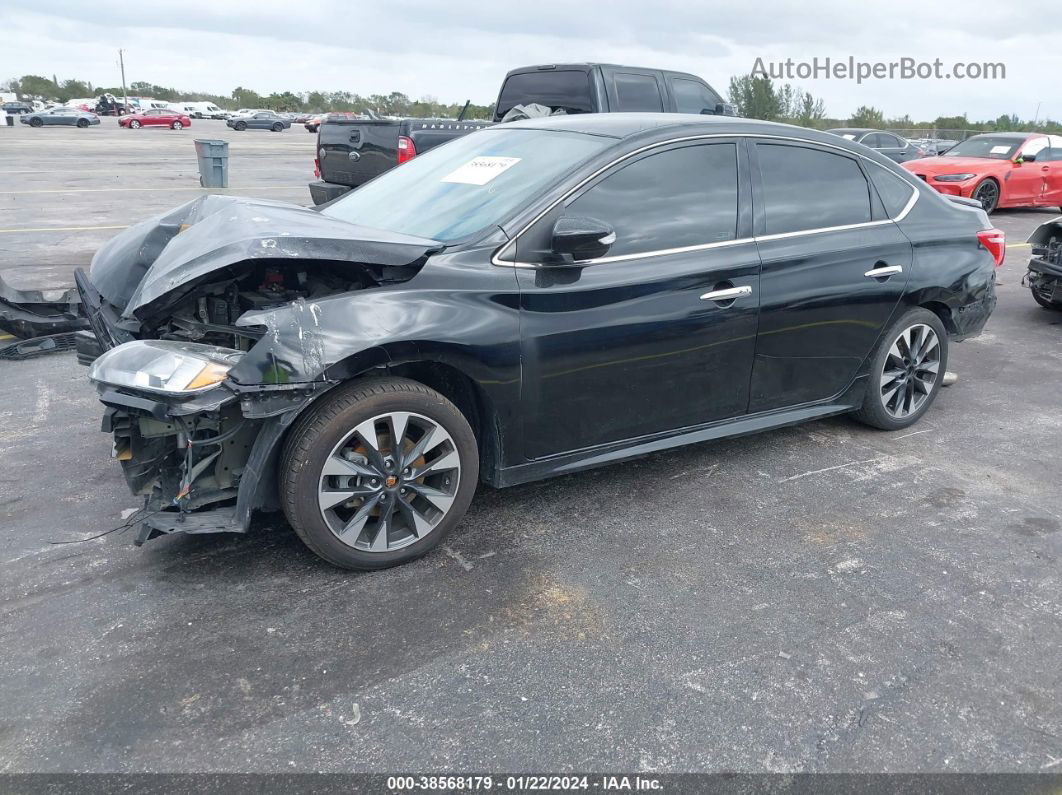 2019 Nissan Sentra Sr Black vin: 3N1AB7AP3KY383270