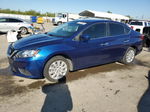 2019 Nissan Sentra S Blue vin: 3N1AB7AP3KY383771