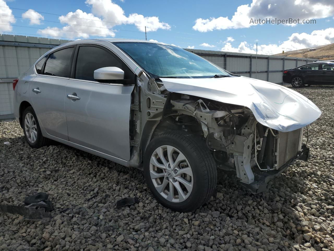 2019 Nissan Sentra S Silver vin: 3N1AB7AP3KY388890