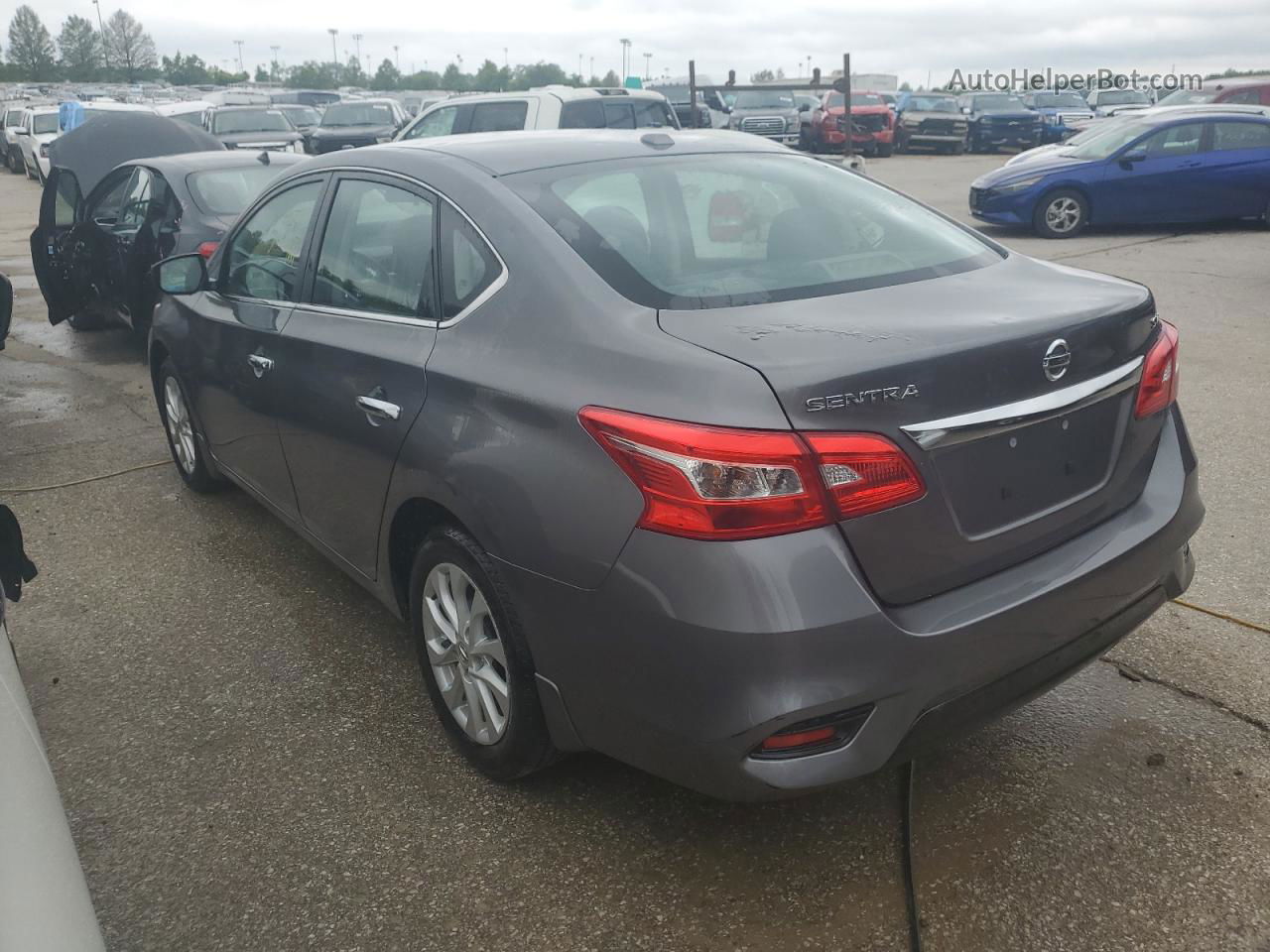 2019 Nissan Sentra S Gray vin: 3N1AB7AP3KY418793