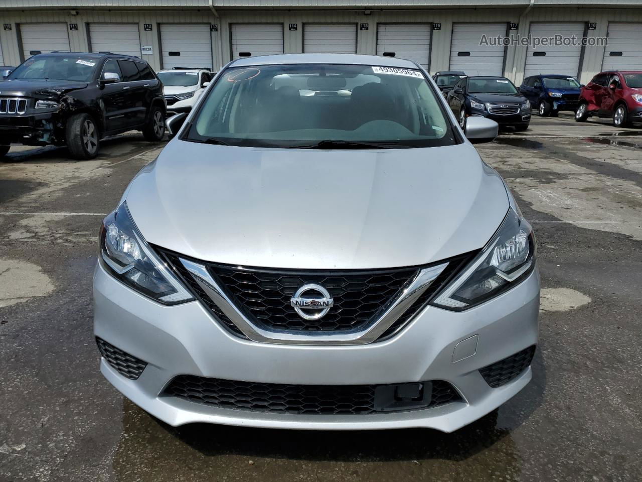 2019 Nissan Sentra S Silver vin: 3N1AB7AP3KY434587