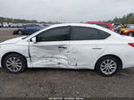 2019 Nissan Sentra Sv White vin: 3N1AB7AP3KY435352