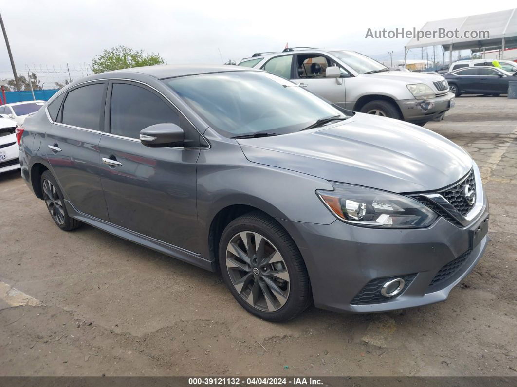 2019 Nissan Sentra Sr Gray vin: 3N1AB7AP3KY437635