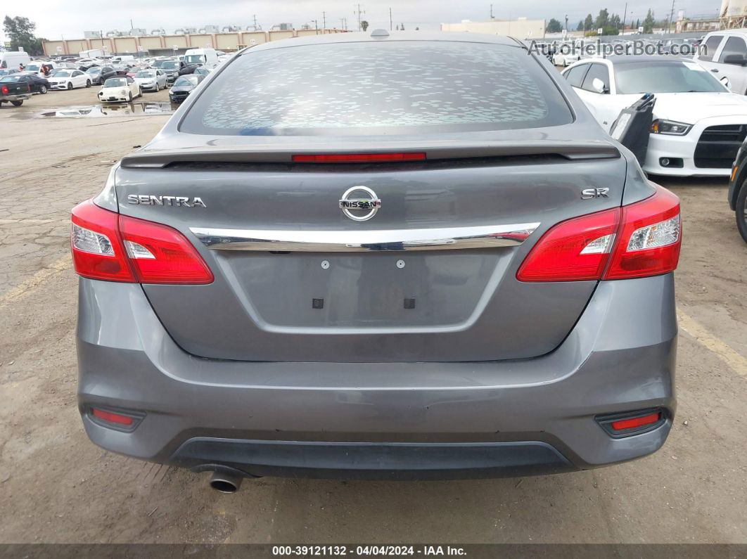 2019 Nissan Sentra Sr Gray vin: 3N1AB7AP3KY437635