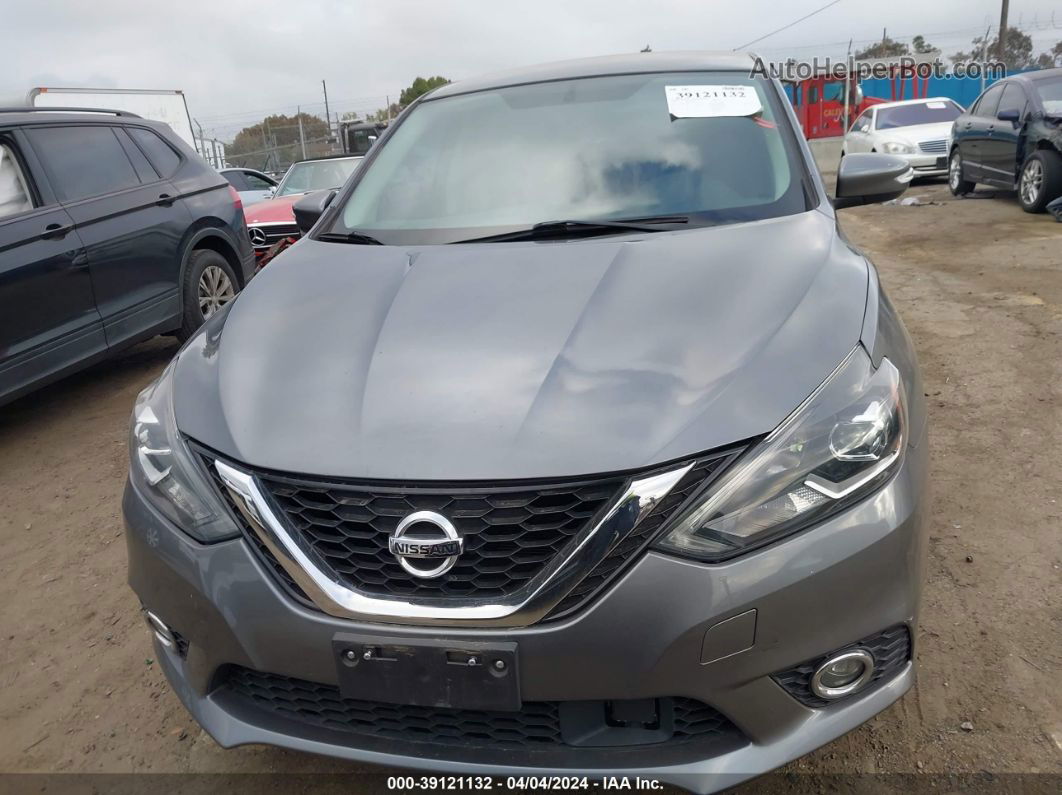 2019 Nissan Sentra Sr Gray vin: 3N1AB7AP3KY437635