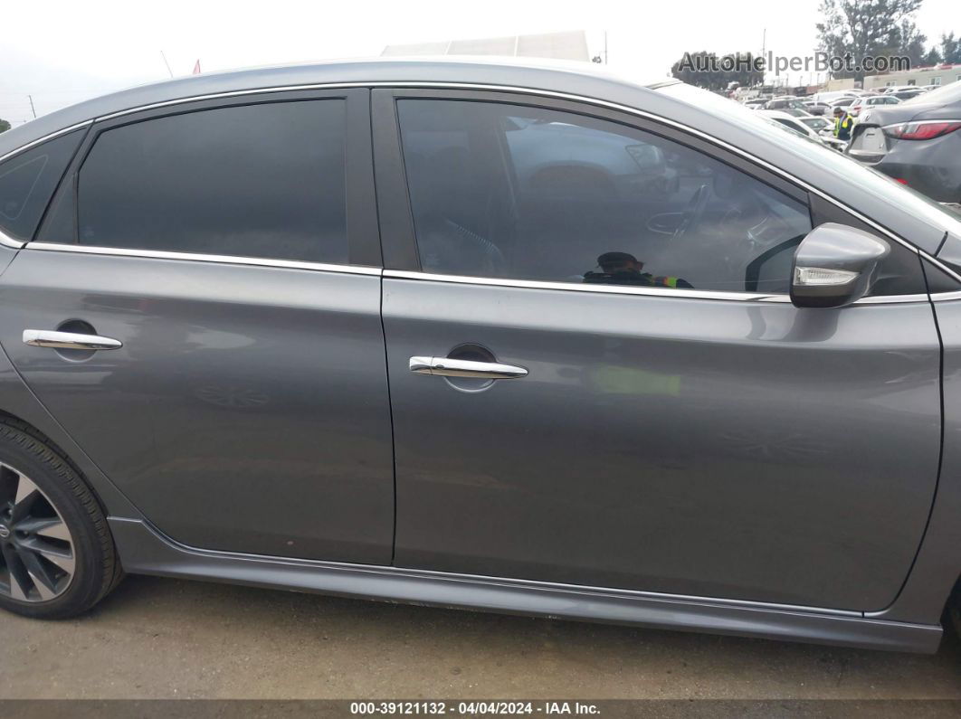 2019 Nissan Sentra Sr Gray vin: 3N1AB7AP3KY437635