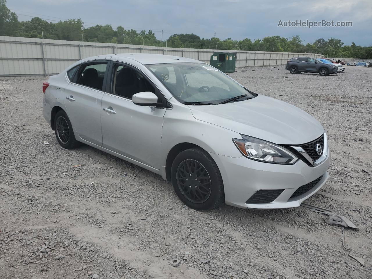 2019 Nissan Sentra S Silver vin: 3N1AB7AP3KY450692