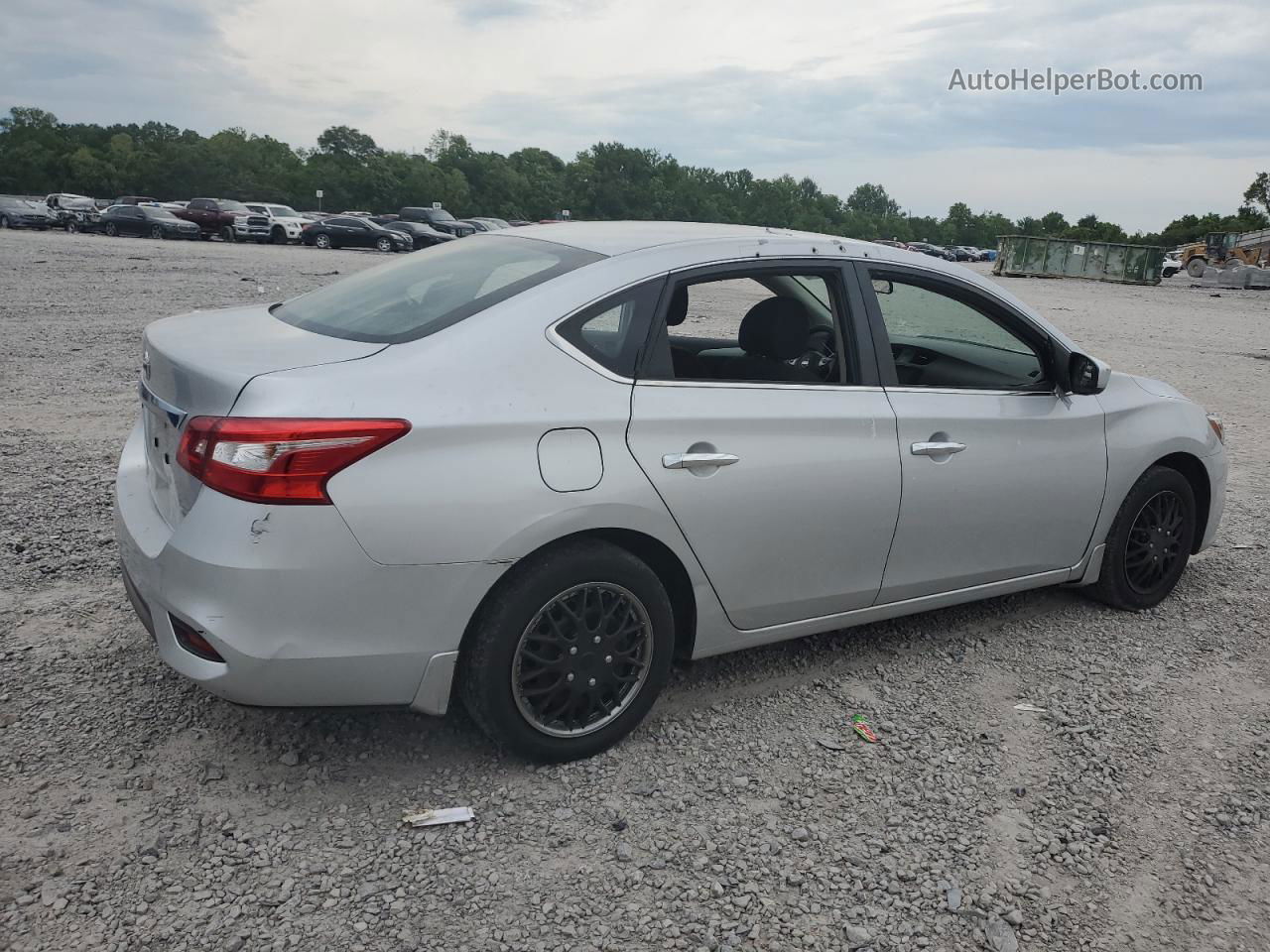 2019 Nissan Sentra S Silver vin: 3N1AB7AP3KY450692