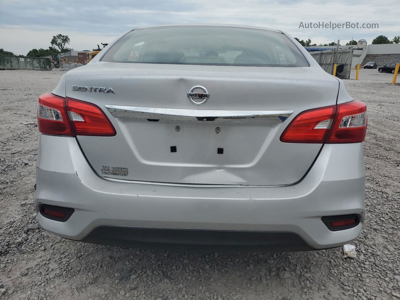 2019 Nissan Sentra S Silver vin: 3N1AB7AP3KY450692