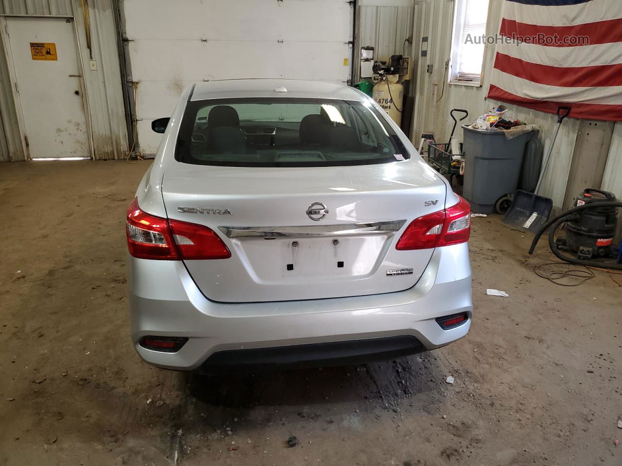 2019 Nissan Sentra S Silver vin: 3N1AB7AP3KY454340