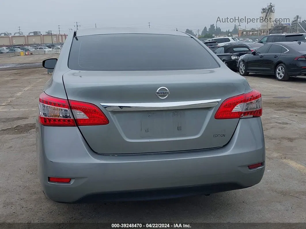 2014 Nissan Sentra S Gray vin: 3N1AB7AP4EL636050