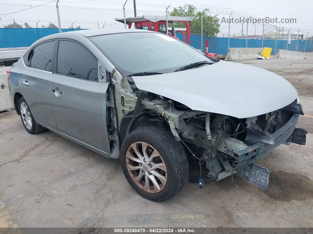 2014 Nissan Sentra S Gray vin: 3N1AB7AP4EL636050