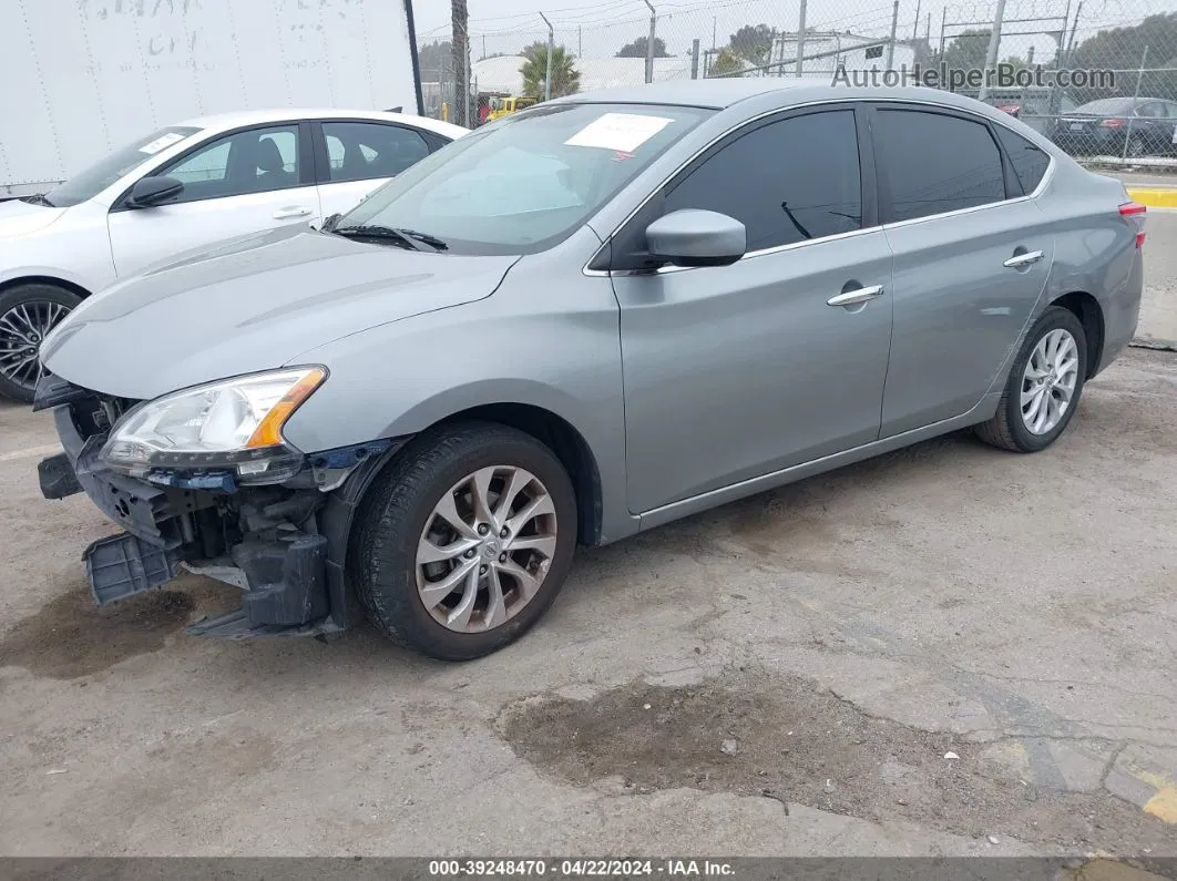 2014 Nissan Sentra S Gray vin: 3N1AB7AP4EL636050