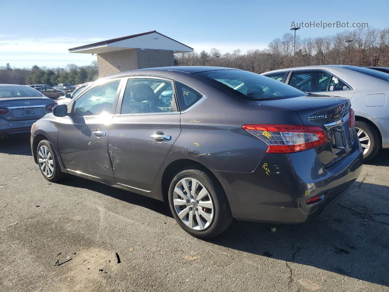 2014 Nissan Sentra S Charcoal vin: 3N1AB7AP4EL668917