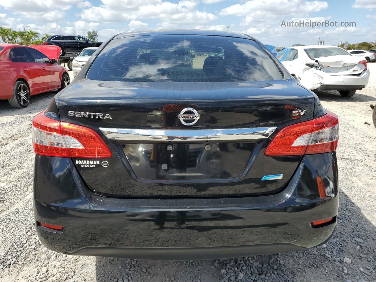 2014 Nissan Sentra S Черный vin: 3N1AB7AP4EL674670