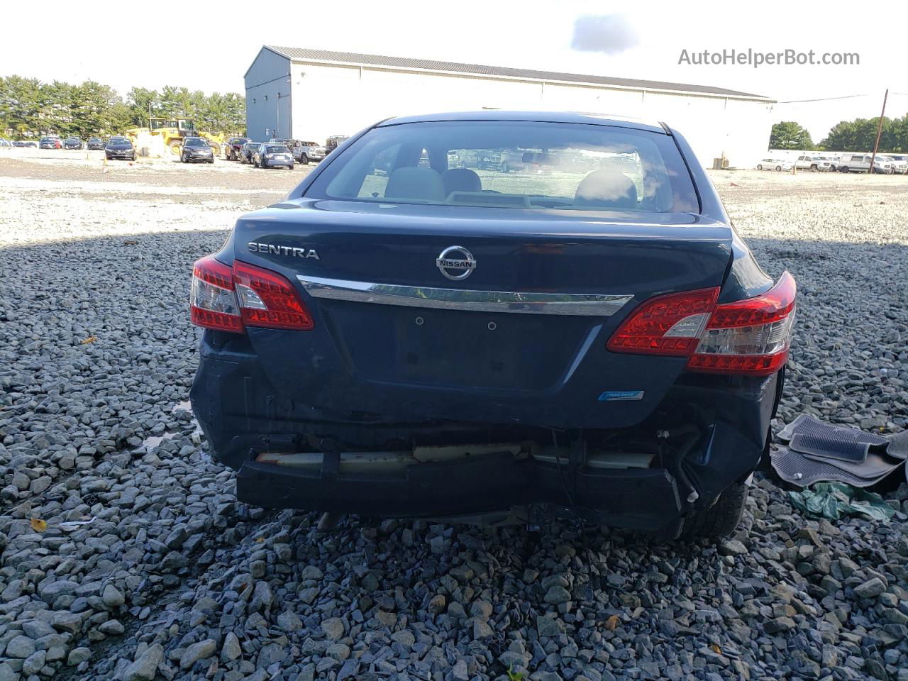 2014 Nissan Sentra S Blue vin: 3N1AB7AP4EL679643