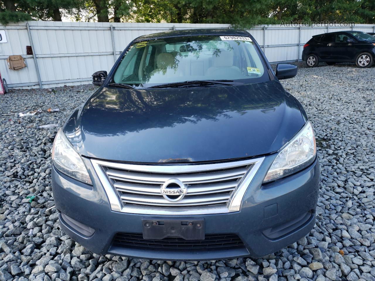 2014 Nissan Sentra S Blue vin: 3N1AB7AP4EL679643