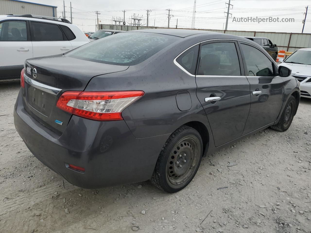 2014 Nissan Sentra S Черный vin: 3N1AB7AP4EL694384