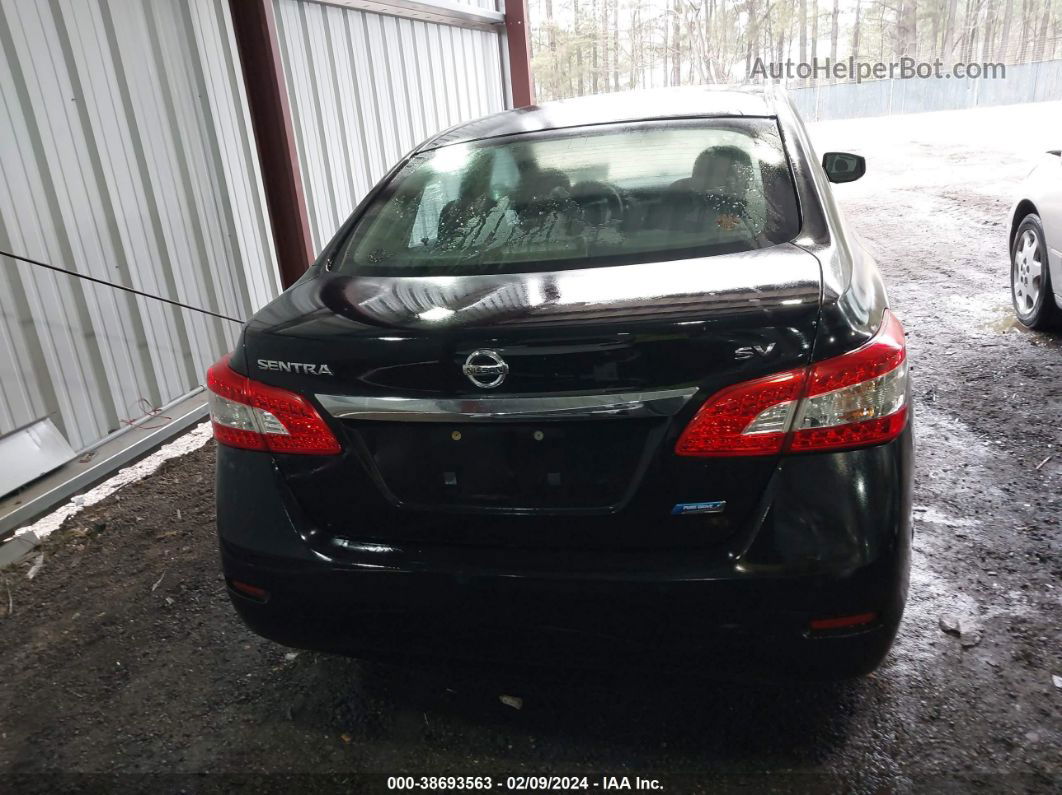 2014 Nissan Sentra Sv Black vin: 3N1AB7AP4EL696569