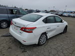 2014 Nissan Sentra S White vin: 3N1AB7AP4EY239425