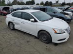 2014 Nissan Sentra S White vin: 3N1AB7AP4EY239425