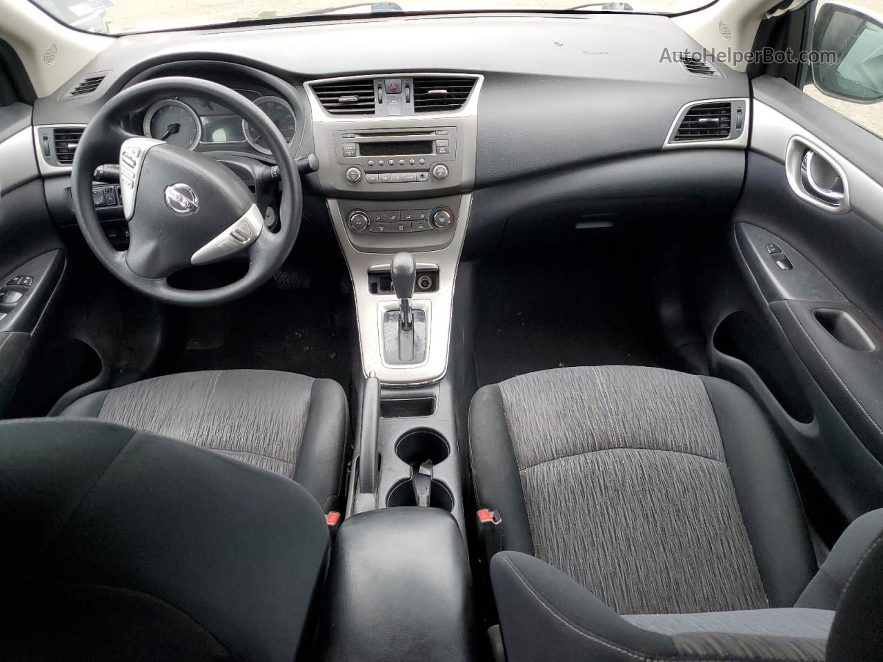 2014 Nissan Sentra S Белый vin: 3N1AB7AP4EY239425