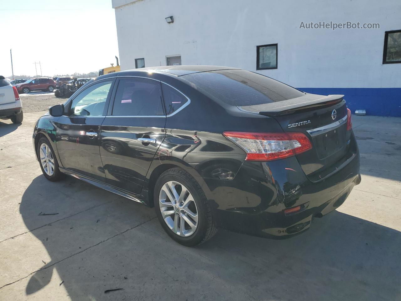 2014 Nissan Sentra S Черный vin: 3N1AB7AP4EY239943