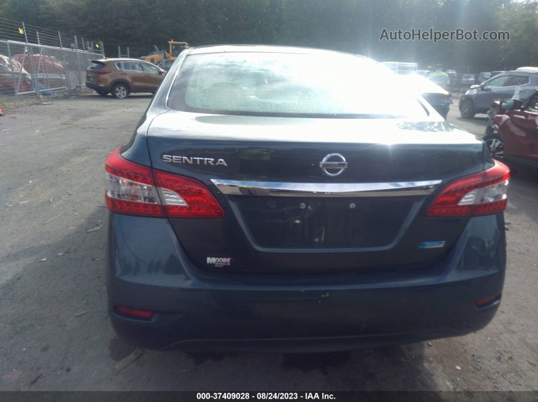 2014 Nissan Sentra S Blue vin: 3N1AB7AP4EY266303