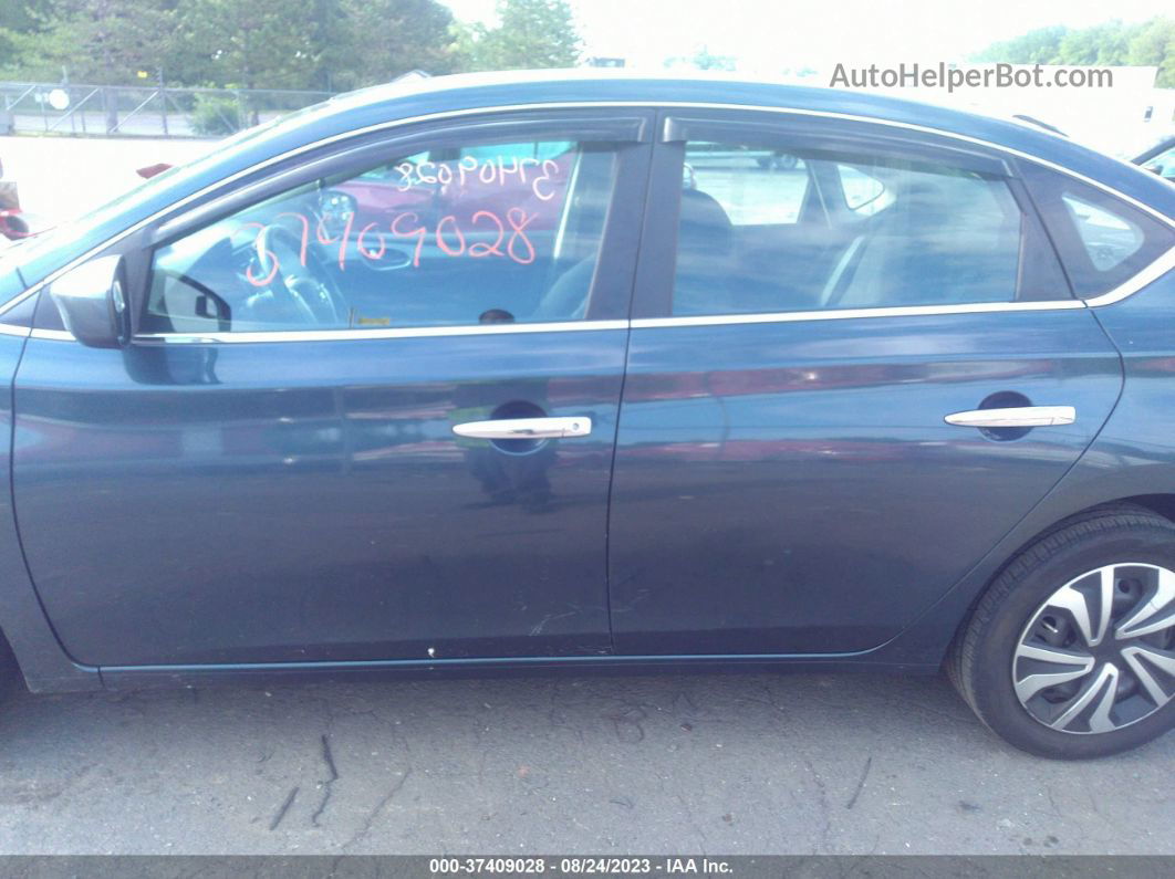 2014 Nissan Sentra S Blue vin: 3N1AB7AP4EY266303