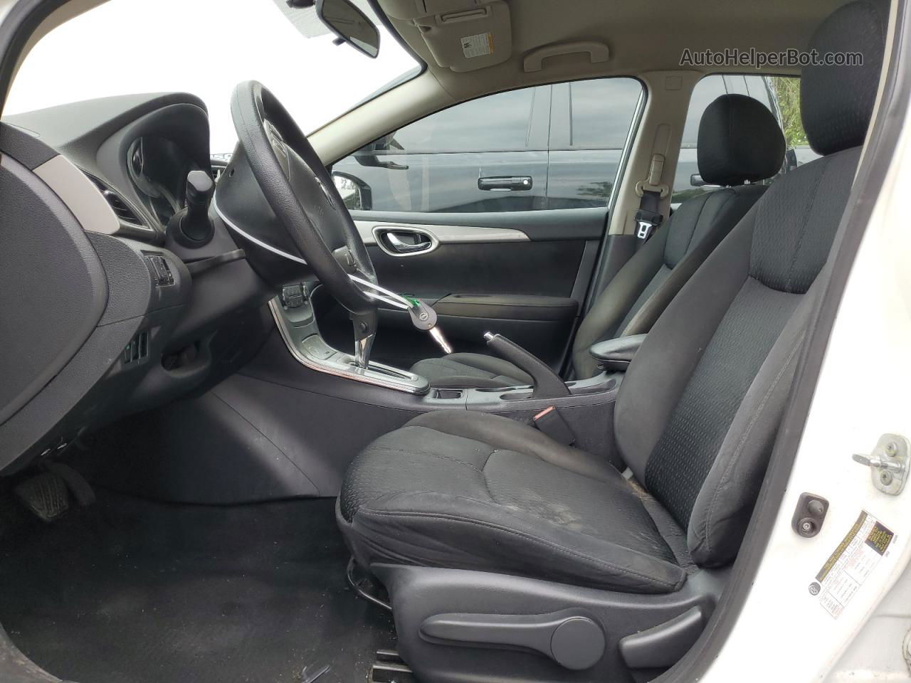 2014 Nissan Sentra S Белый vin: 3N1AB7AP4EY278211