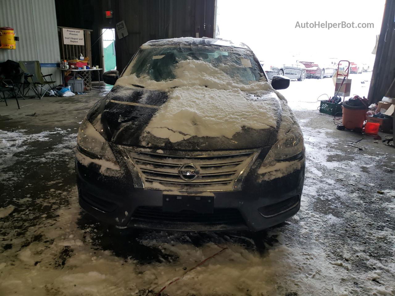 2014 Nissan Sentra S Gray vin: 3N1AB7AP4EY292190