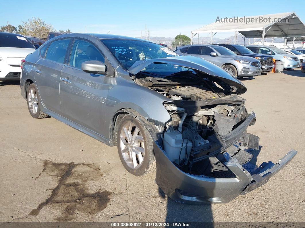 2014 Nissan Sentra Sr Gray vin: 3N1AB7AP4EY292917