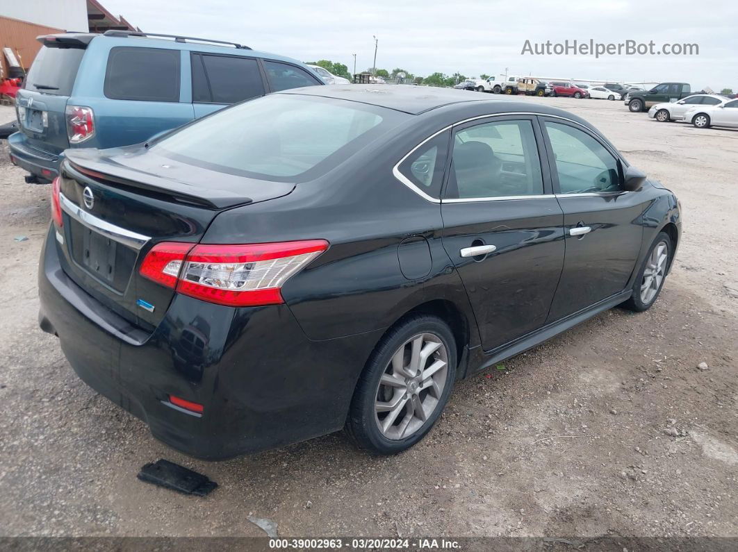 2014 Nissan Sentra Sr Black vin: 3N1AB7AP4EY312860