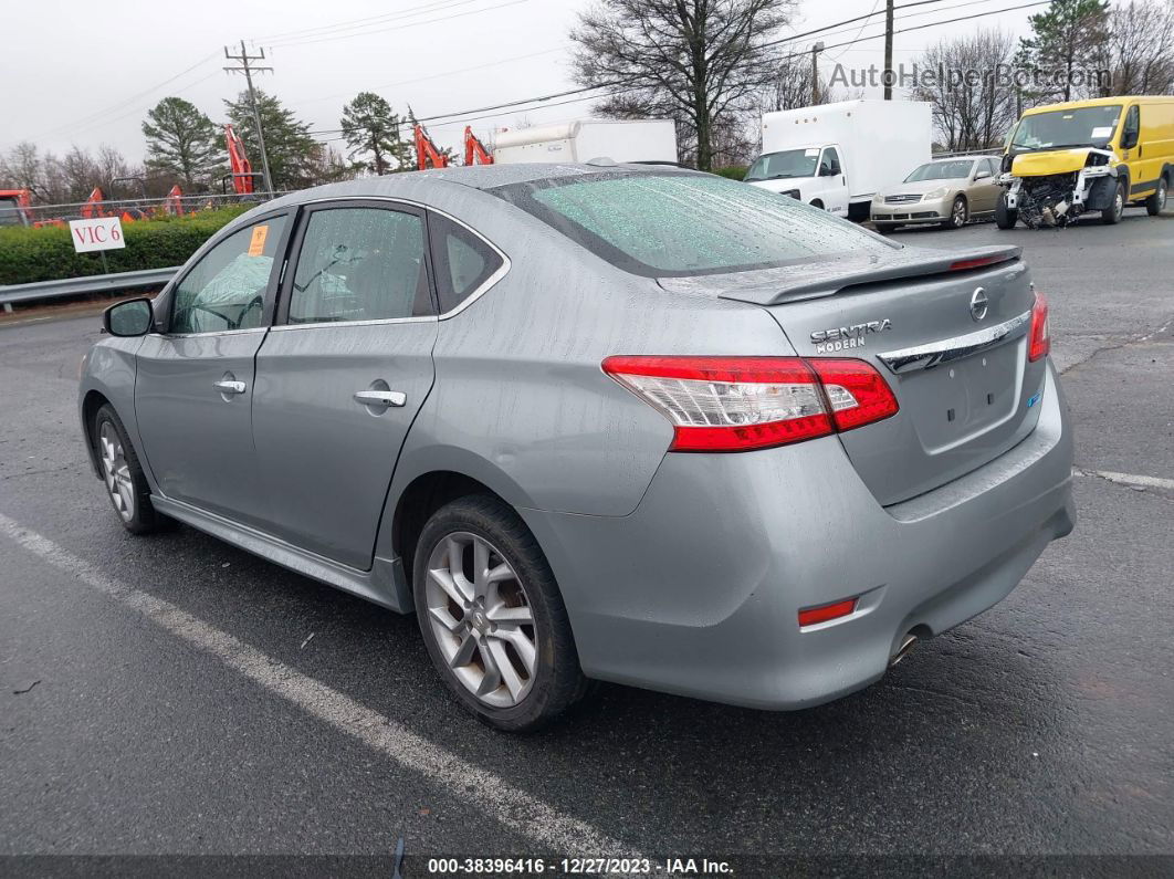 2014 Nissan Sentra Sr Серый vin: 3N1AB7AP4EY317475