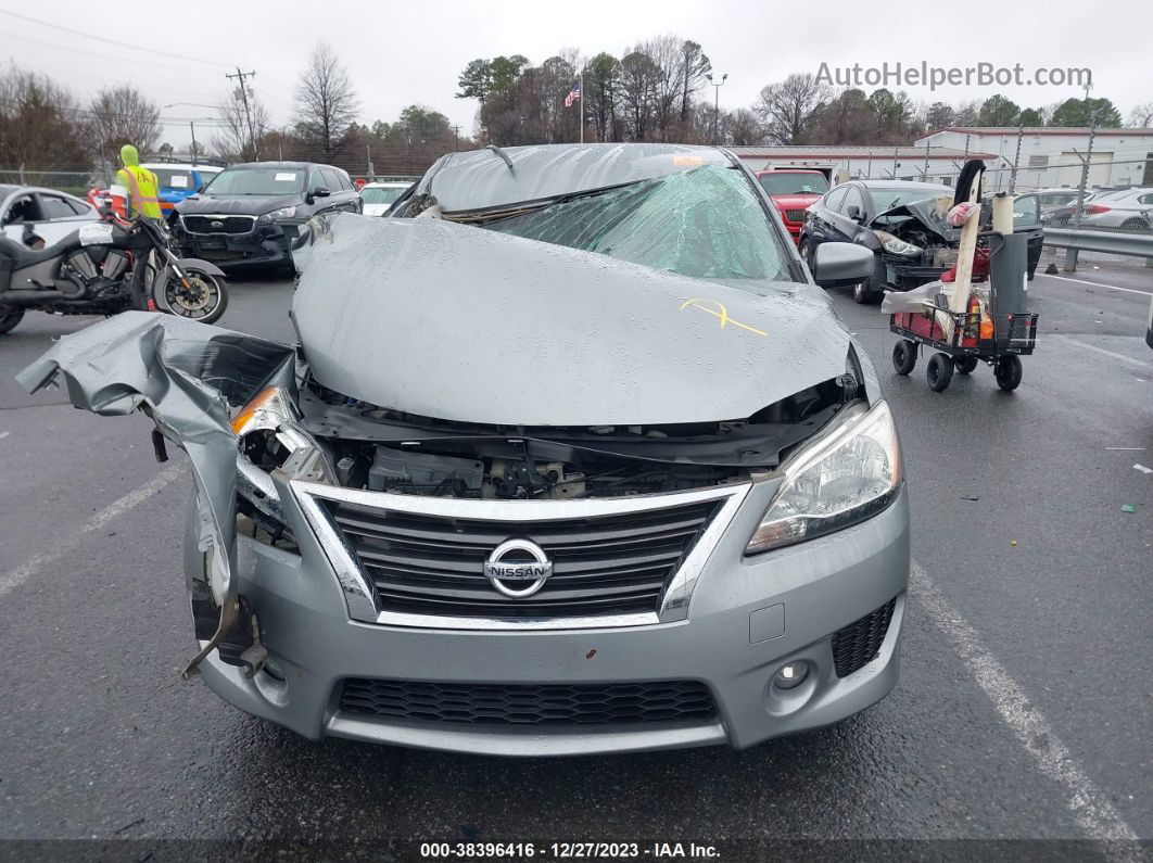 2014 Nissan Sentra Sr Серый vin: 3N1AB7AP4EY317475