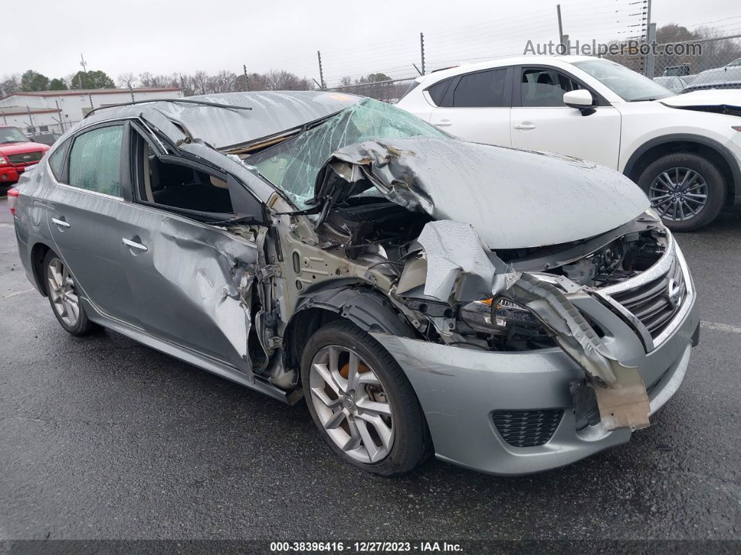 2014 Nissan Sentra Sr Серый vin: 3N1AB7AP4EY317475