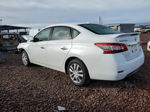 2014 Nissan Sentra S White vin: 3N1AB7AP4EY328413