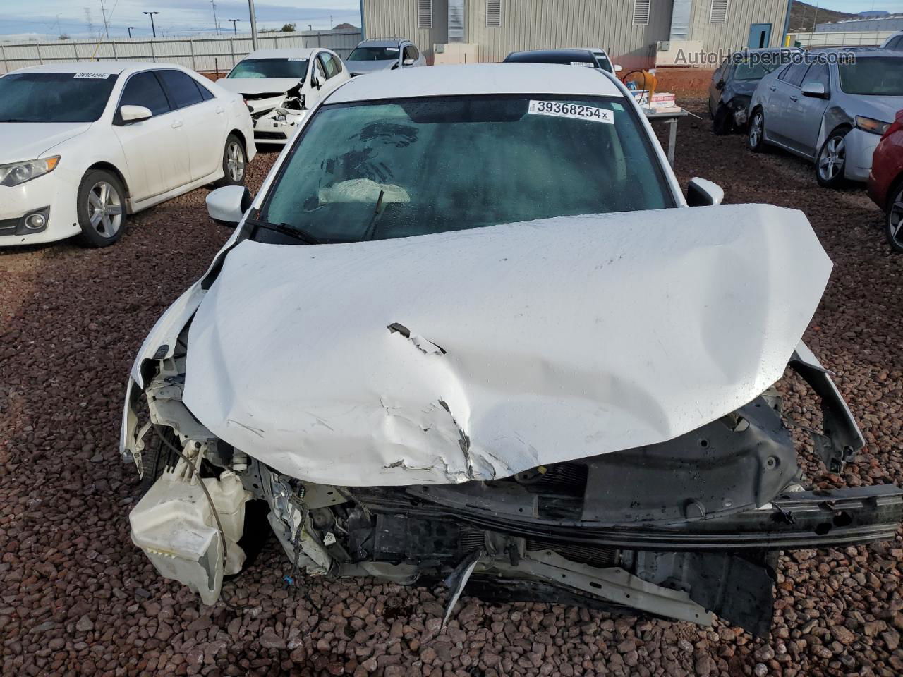 2014 Nissan Sentra S White vin: 3N1AB7AP4EY328413