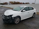 2014 Nissan Sentra S White vin: 3N1AB7AP4EY336463