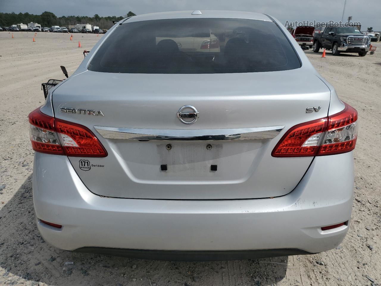 2015 Nissan Sentra S Silver vin: 3N1AB7AP4FL643078