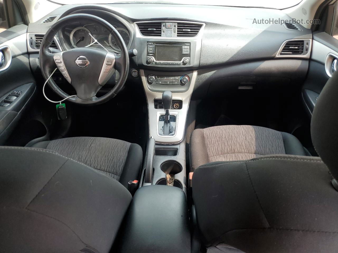 2015 Nissan Sentra S Серебряный vin: 3N1AB7AP4FL643078