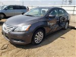 2015 Nissan Sentra S Gray vin: 3N1AB7AP4FL690661