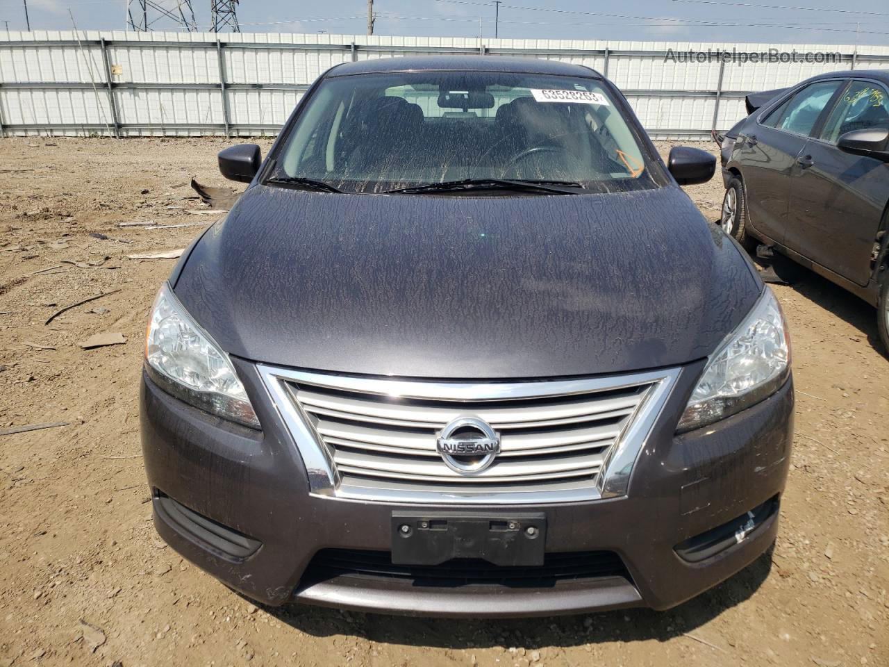 2015 Nissan Sentra S Gray vin: 3N1AB7AP4FL690661