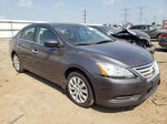 2015 Nissan Sentra S Gray vin: 3N1AB7AP4FL690661