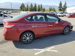 2015 Nissan Sentra S Burgundy vin: 3N1AB7AP4FL692619