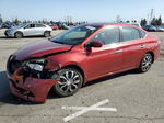 2015 Nissan Sentra S Бордовый vin: 3N1AB7AP4FL692619