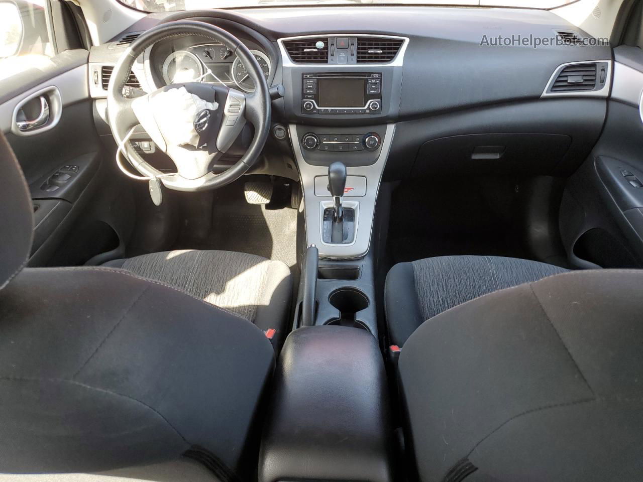 2015 Nissan Sentra S Бордовый vin: 3N1AB7AP4FL692619